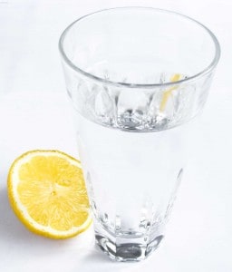 lemon water