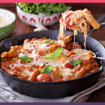 Healthy Baked Ziti with No Meat! 30 minutes till dinner is ready and less than 5 ingredients